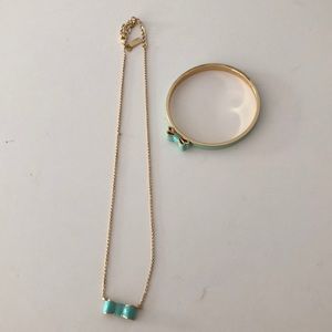 Kate Spade bracelet and necklace combo